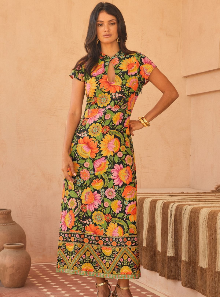 Willa Midi Dress - Fiesta