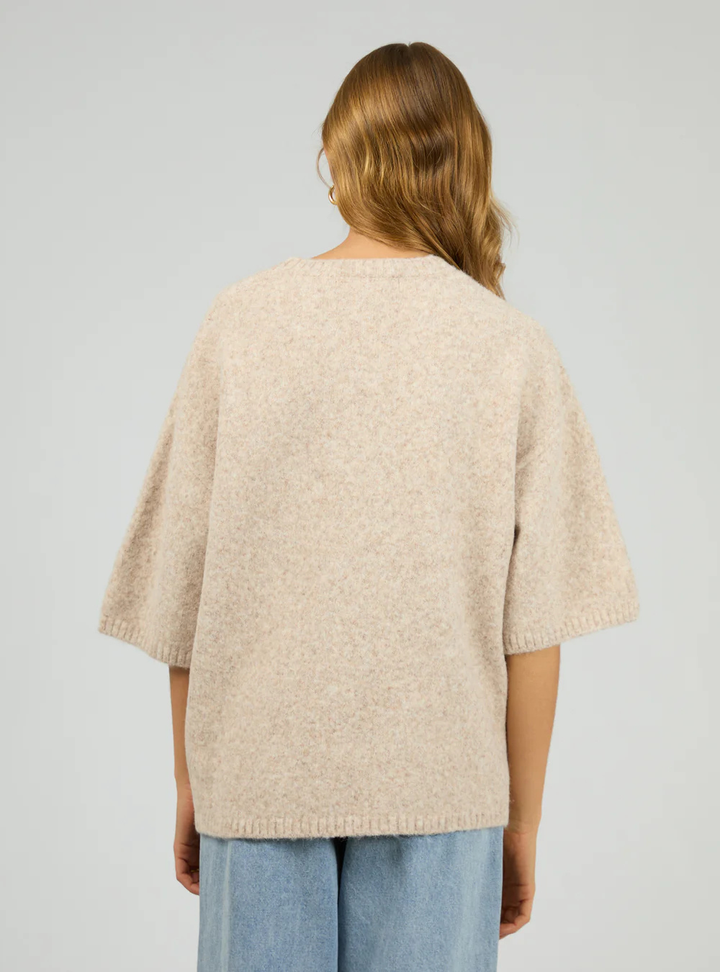 Willow Knit Tee - Oat