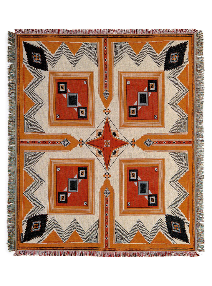 'Come Together' Woven Picnic Rug/Throw