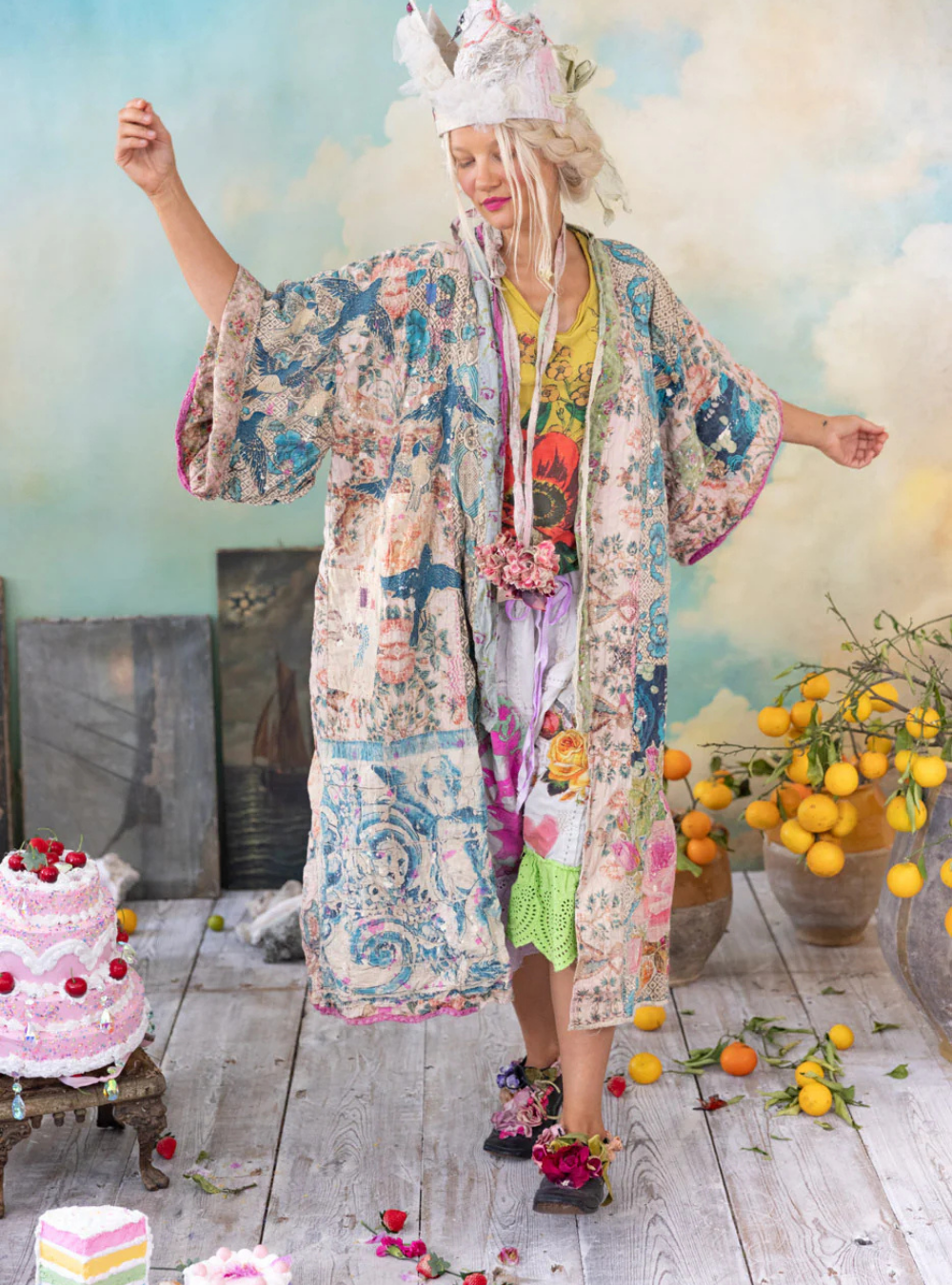 Magnolia Pearl Piecewise Dashi Kimono 1190 - Zazu | PRE-ORDER