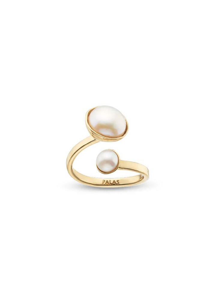 Aphrodite Double Pearl Ring
