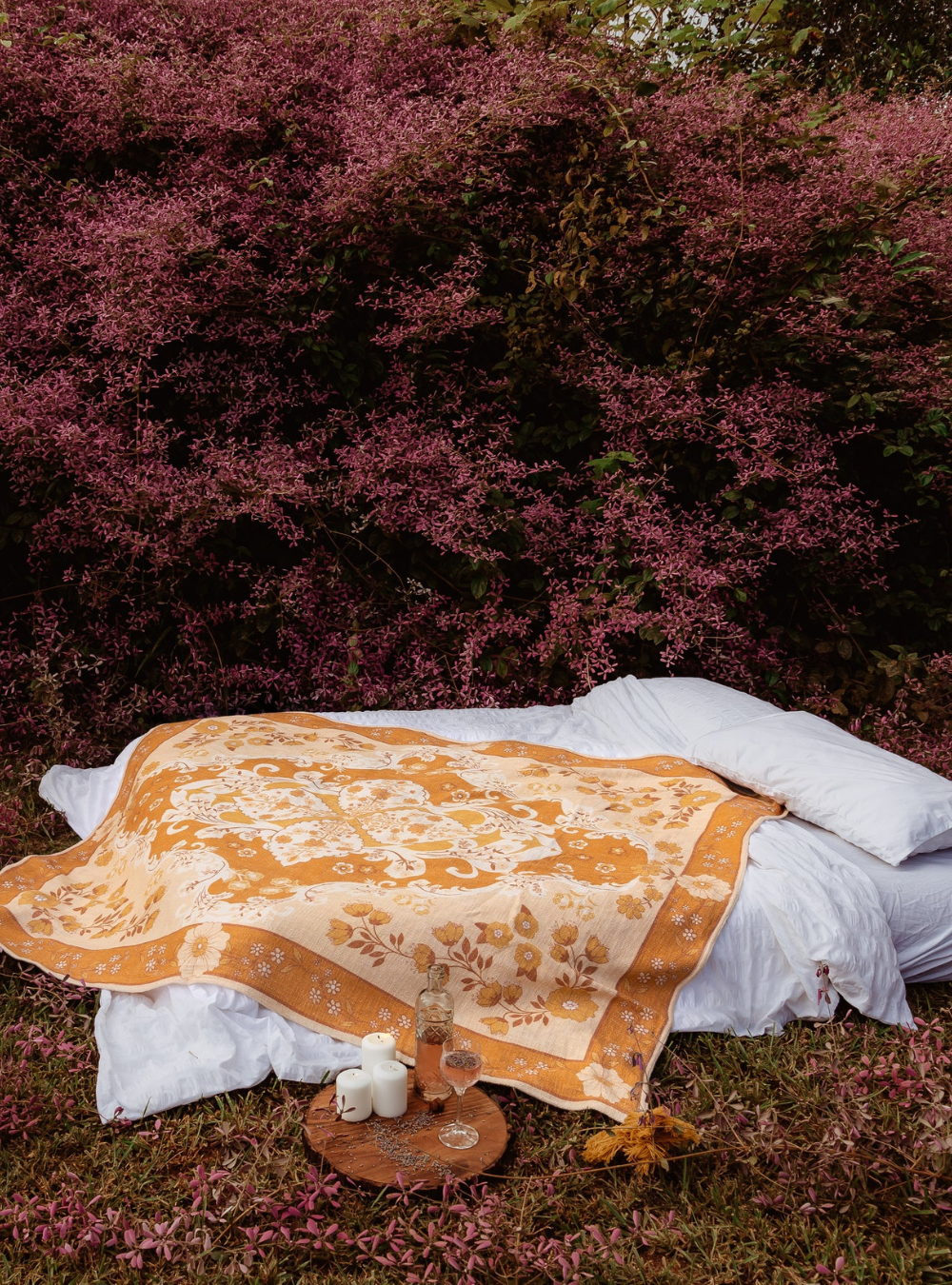 Enchanted Forest Throw Rug - Honey Ginger