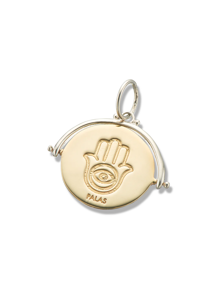 Evil Eye & Hamsa Protection Spinner Charm