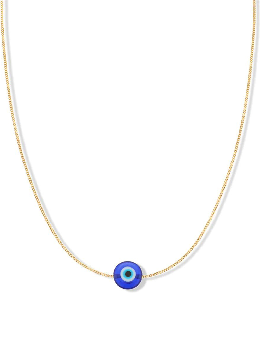 Evil Eye Protection Necklace (gold plated)