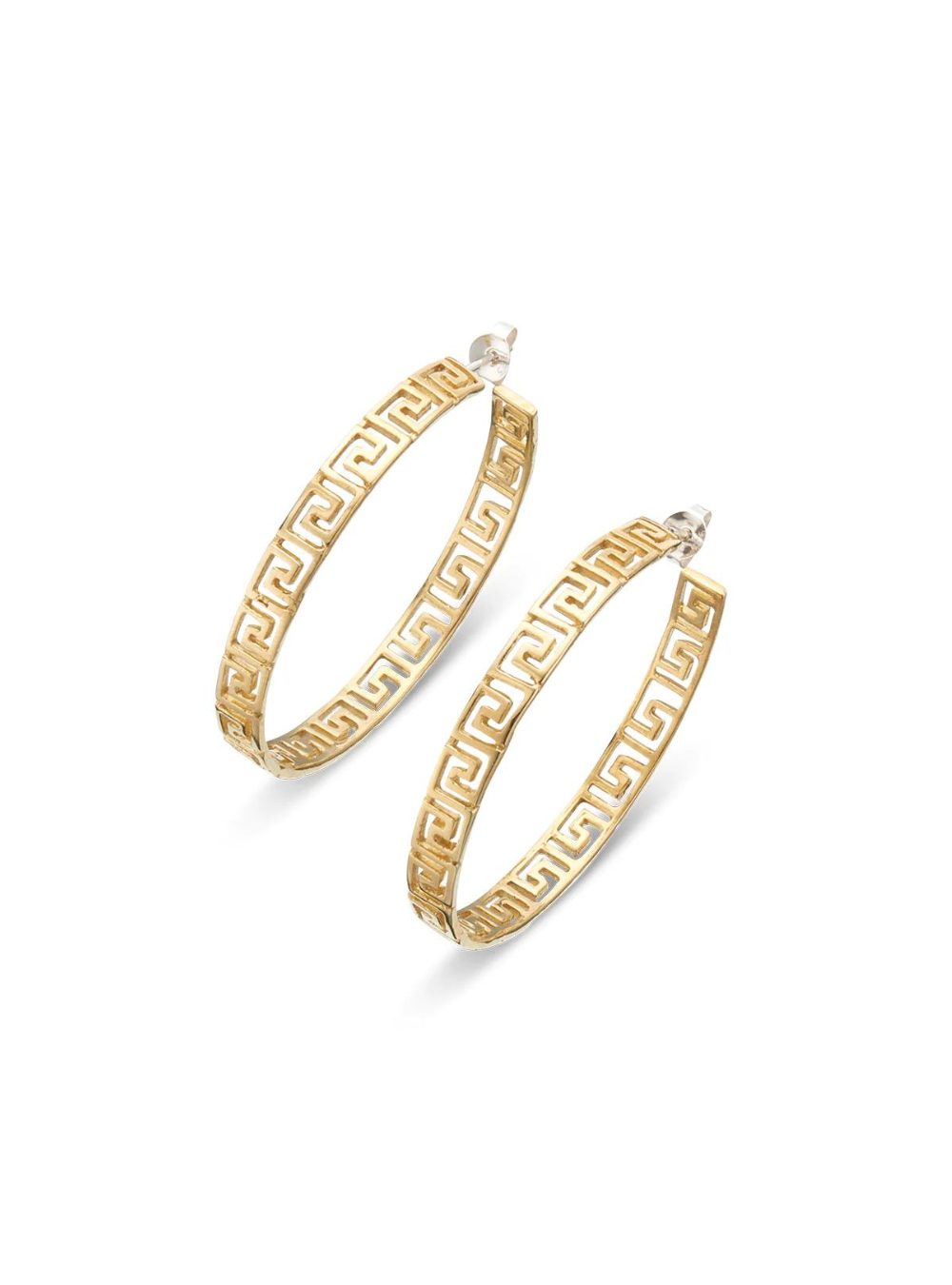 Paros Greek Key Hoop