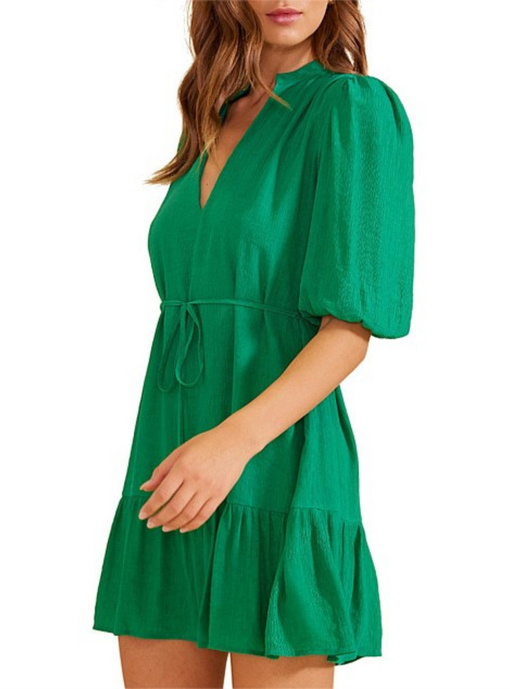 Eleanor Mini Dress - Green