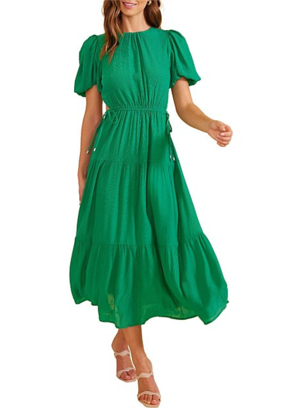 Eleanor Midi Dress - Green