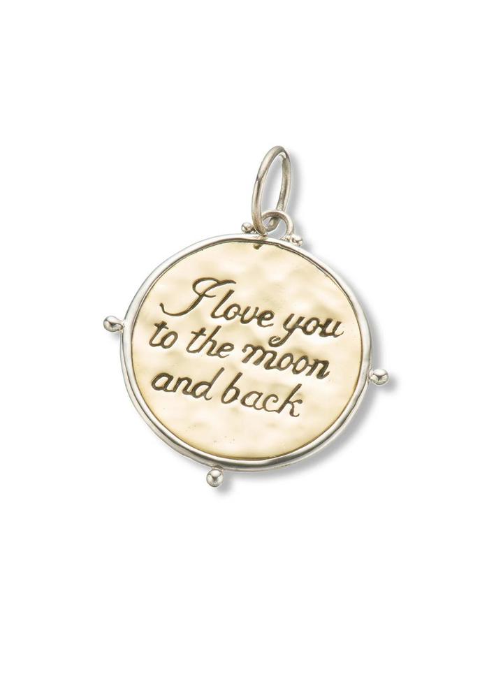 I Love You To The Moon And Back Charm