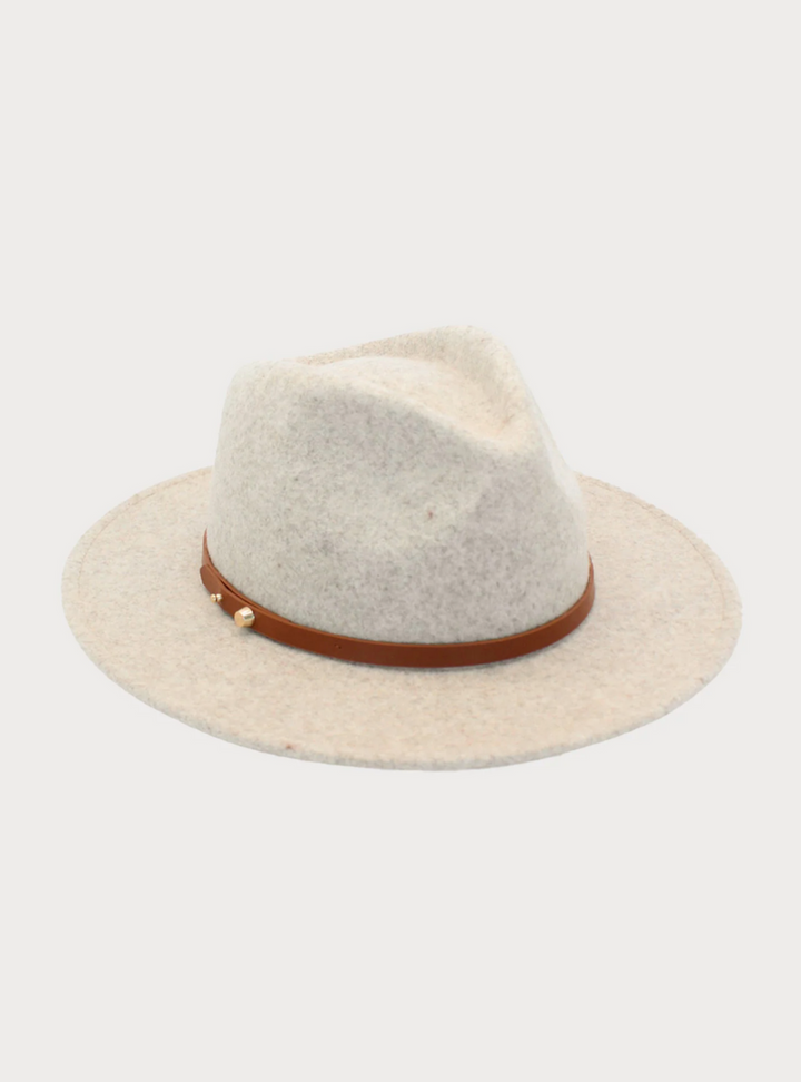Oslo Fedora in Pebble