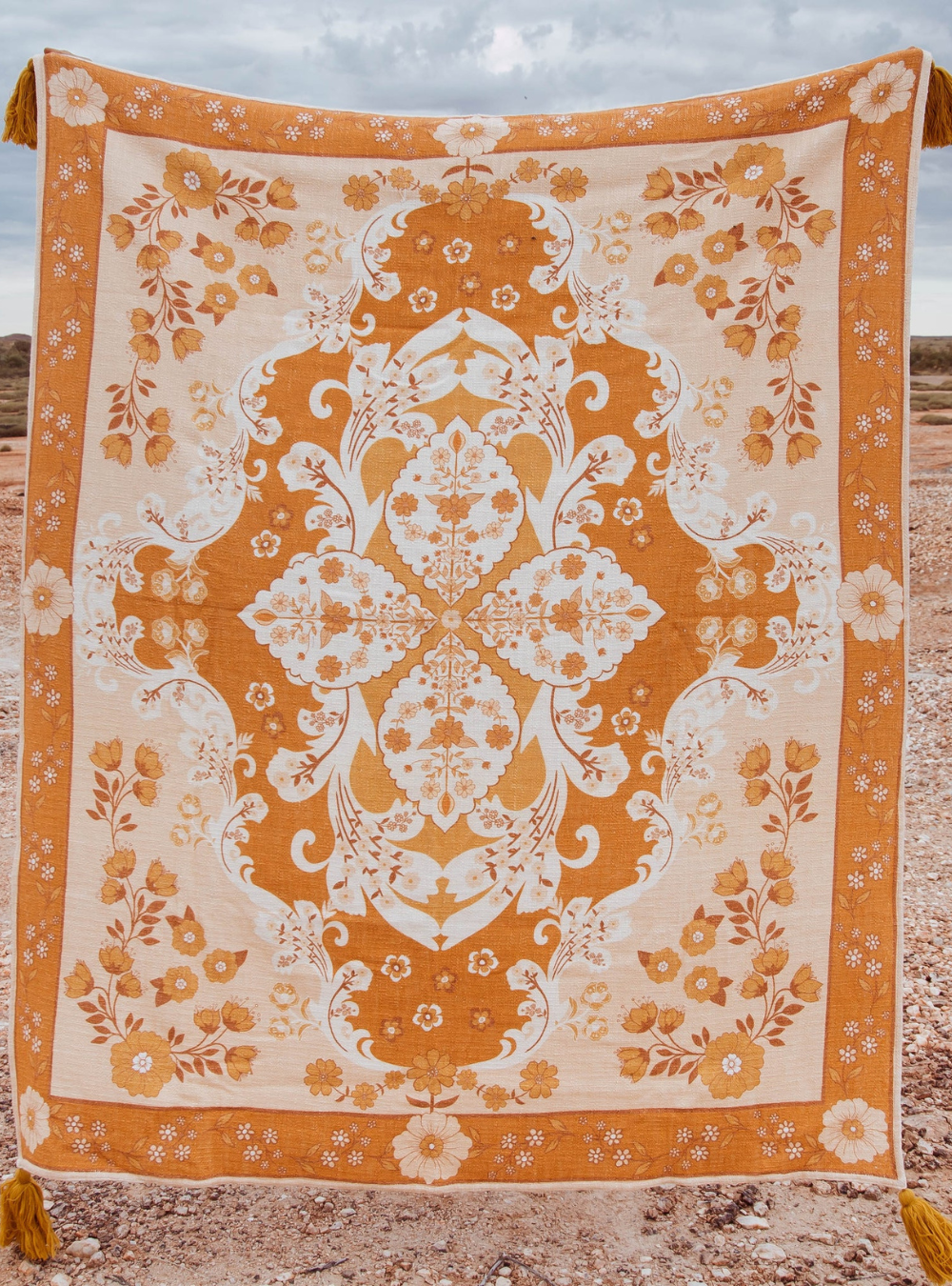 Enchanted Forest Throw Rug - Honey Ginger