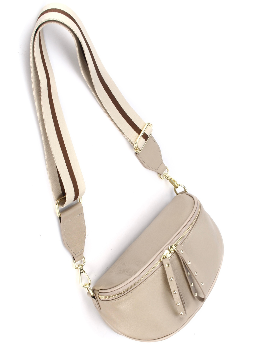 Obsessed Bag - Taupe/Gold